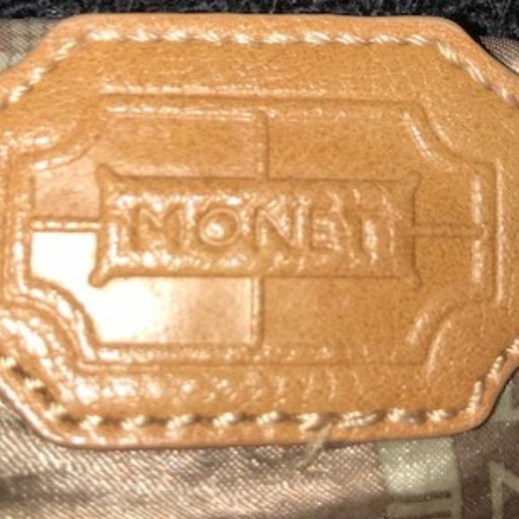 Monet brown leather shoulder bag - Picture 4 of 4